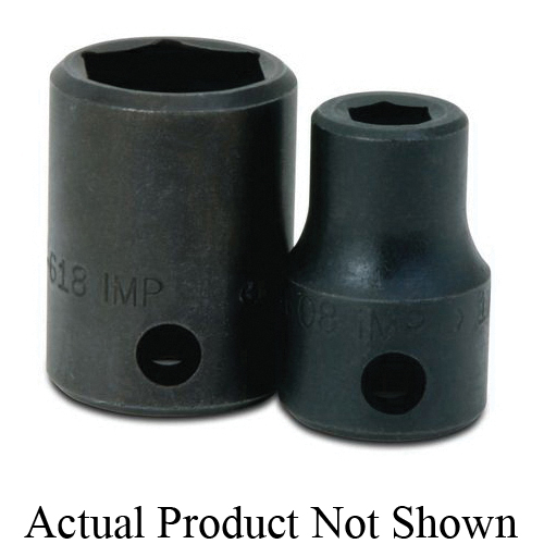 Irwin® 1899895 Ball Lock Socket Adapter, Black Oxide, Hex x Square Drive, 1/4 in Male Drive, Male x Male Adapter