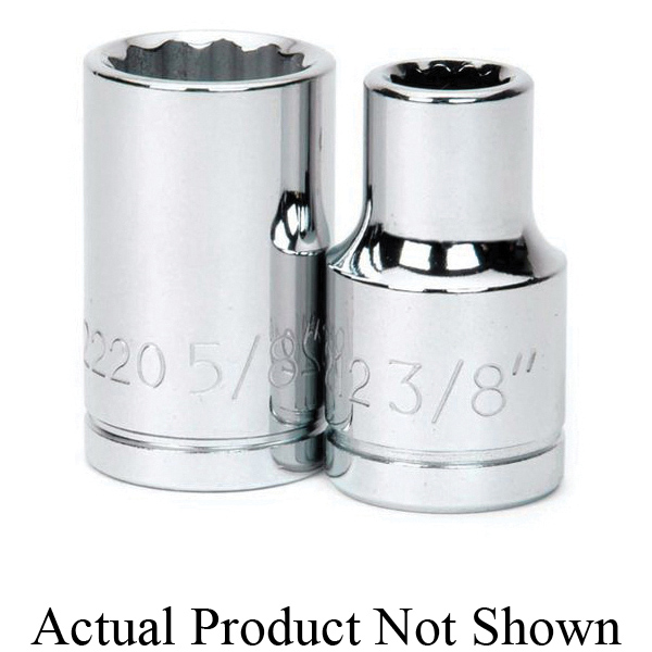 product Williams® 31116 SUPERTORQUE® Socket, 3/8 in, 1/2 in Shallow Length Socket