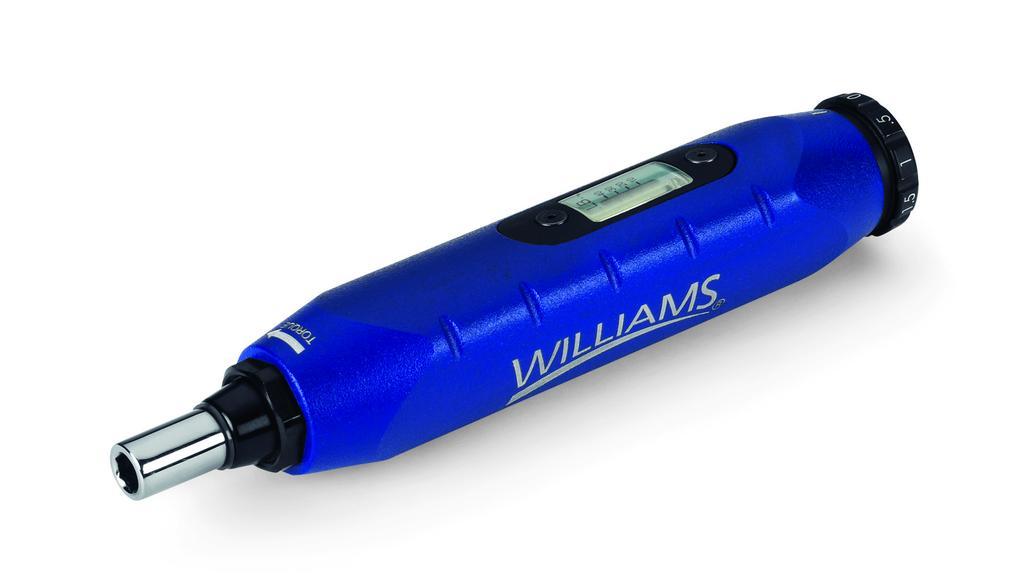 Williams&reg; TorqControl TLA28NMW Adjustable Torque Tool, 1/4 in Drive, 8 in OAL, Nm, +/-6 % Accuracy