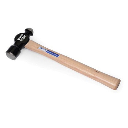 product Proto® J1312PD Ball Pein Hammer, 13 in OAL, 12 oz Forged Steel Head, Hardwood Handle