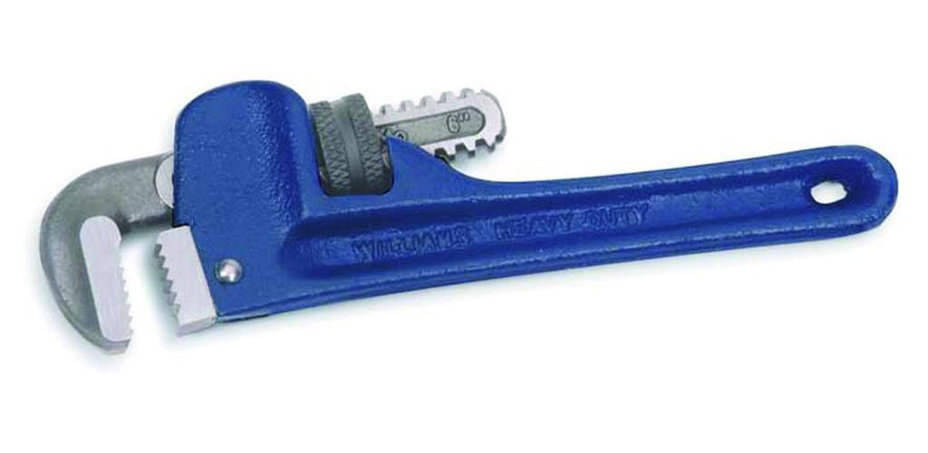 Proto® J810A Straight Pipe Wrench, 10 in L, Serrated Jaw, Aluminum Handle, ASME Specified