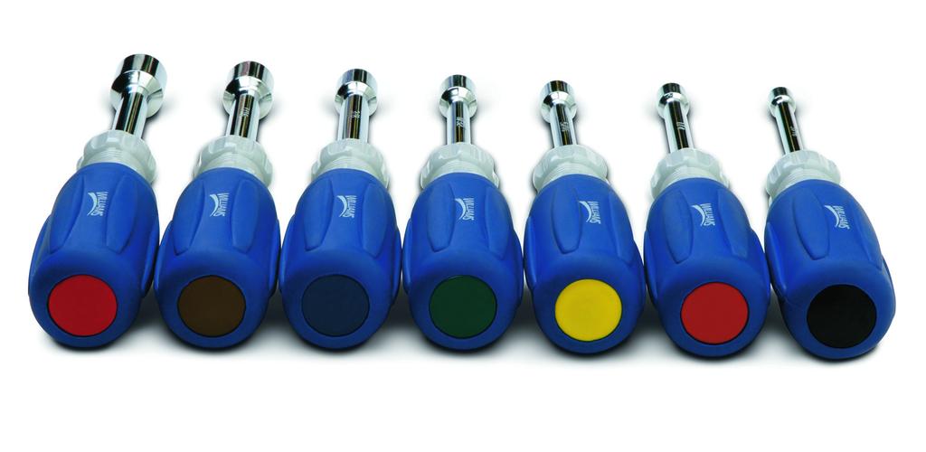 Proto® J9209 Nut Driver, 9/32 in, Solid Round Shank, Yellow Fluted Handle, ASME B107.110-2012, Polished Chrome