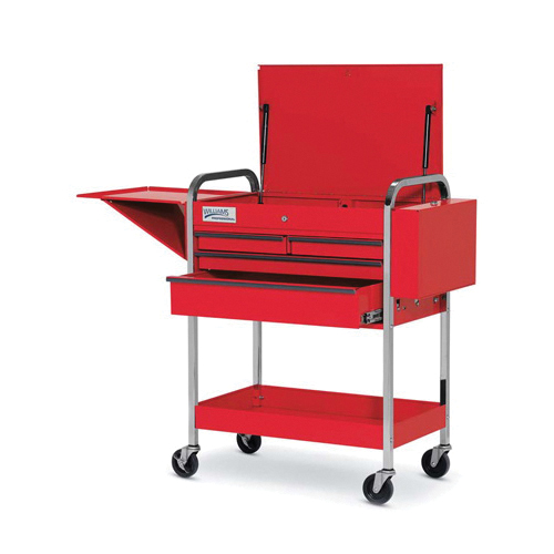 GearWrench® 83241 Auto Return Rolling Tool Cabinet, 37-1/4 in H x 26.7 in W x 18-1/4 in D