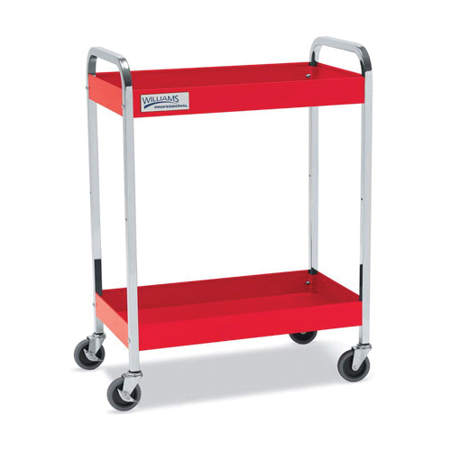 Strong Hold&reg; SC3248-2 Heavy Duty Service Cart With (2) Shelf, 32 in H x 48 in W x 32 in D, 12 ga THK