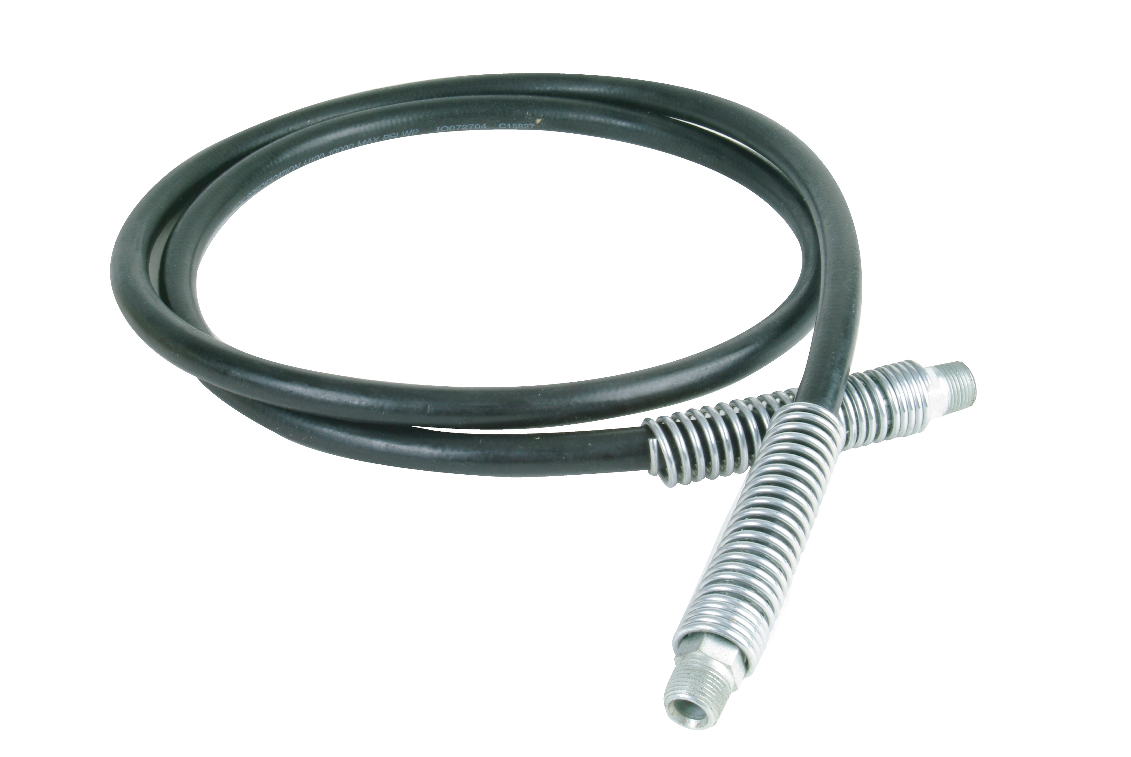 Parker&reg; 471TC-4-RL 2-Braid Tough Cover Hydraulic Hose, 1/4 in Nominal, 5800 psi Working, Steel Wire/Synthetic Rubber Inner Tube, Domestic