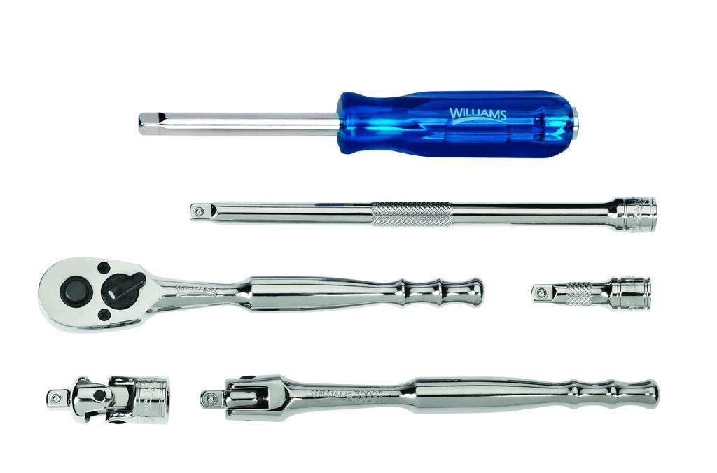 GEARWRENCH&reg; 81206XP Teardrop Ratchet Set, 1/4, 3/8, 1/2 in Drive, Teardrop Head, 3 Pieces, Polished Chrome