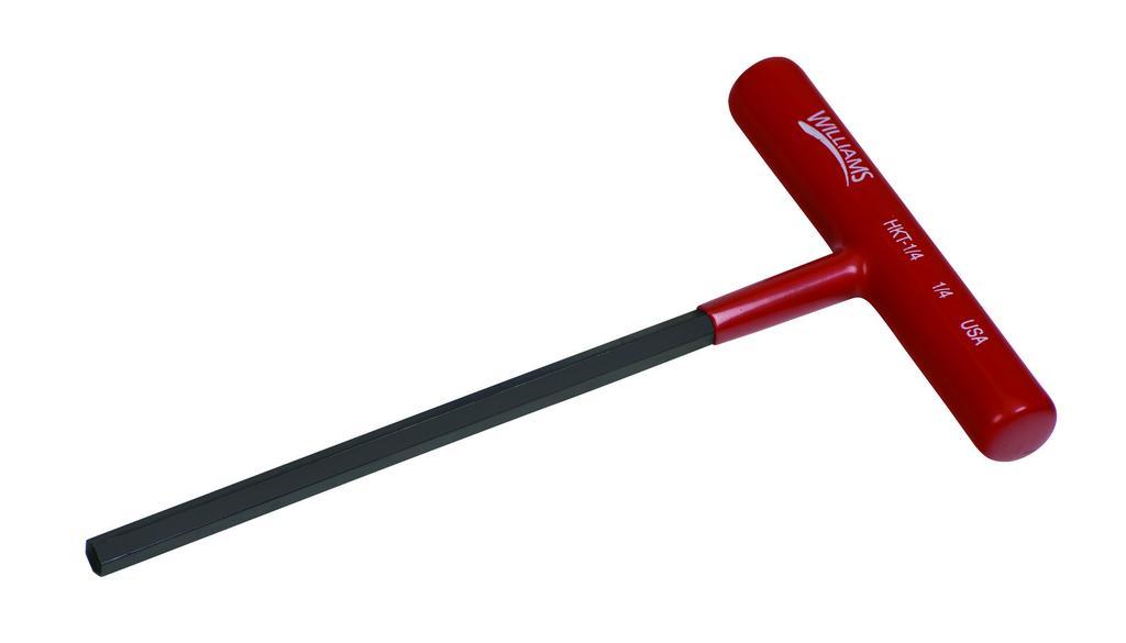 Williams&reg; JHWHKT-5MM Hex Driver, 5 mm Tip, 6 in L Arm, Cushion T-Handle Handle