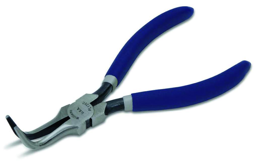Bahco&reg; 2533-7 Ergo&reg; Heavy Duty Long Nose Plier With On/Off Return Spring, 2-7/16 in L, Flat/Standard/Serrated, 7-1/2 in OAL