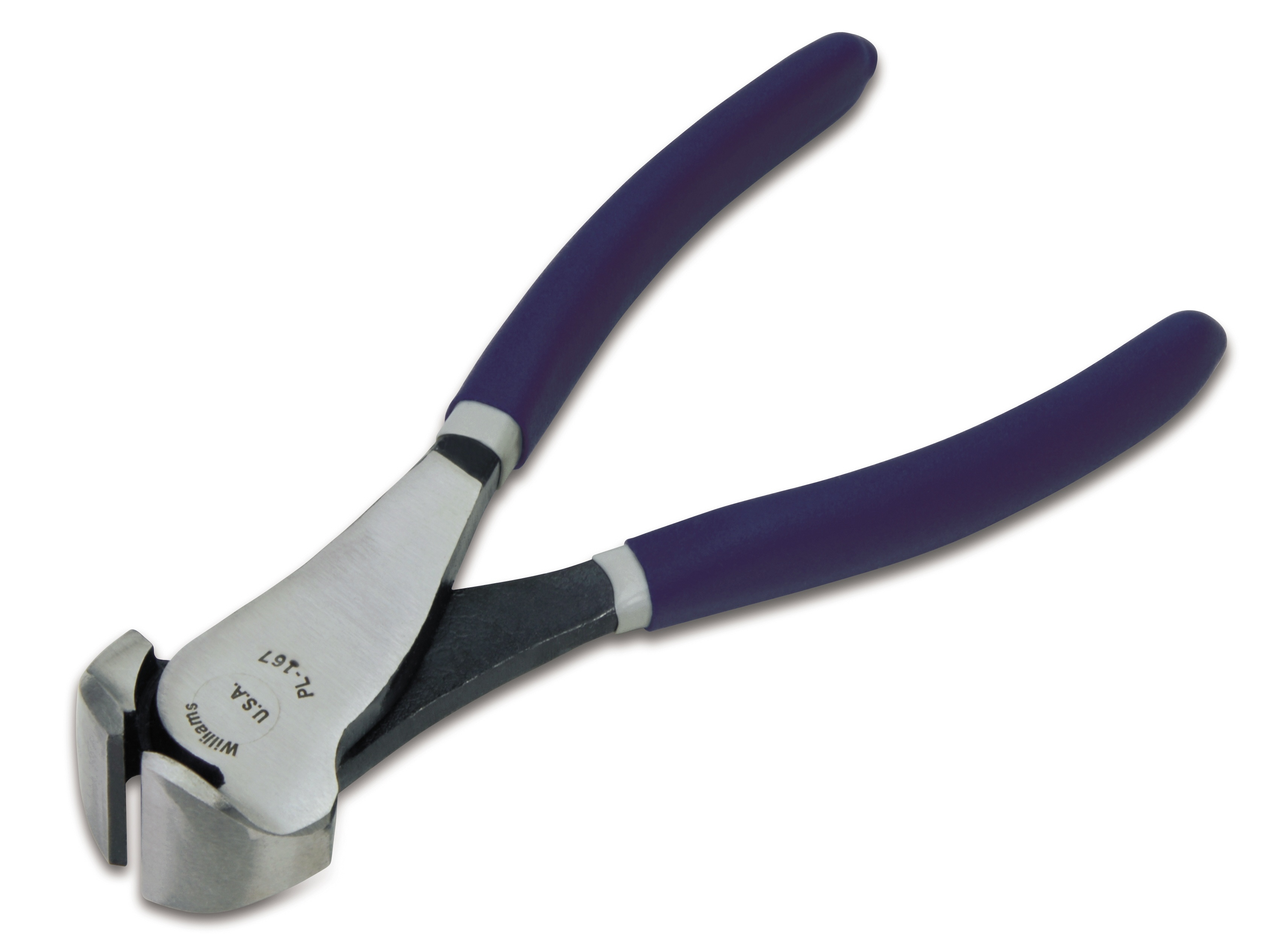 Crescent&reg; 727CVN-05 Thin Throat End Cutting Nipper Plier, 12 AWG Cutting, 0.375 in, 7 in OAL, Double Dipped Handle
