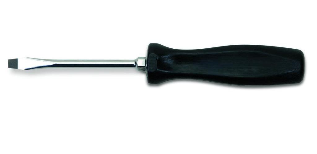 Klein® 601-7-INS Screwdriver, 3/16 in Cabinet Point, Steel Shank, 10-3/4 in OAL, Plastic Handle, Black Oxide, ASTM F1505