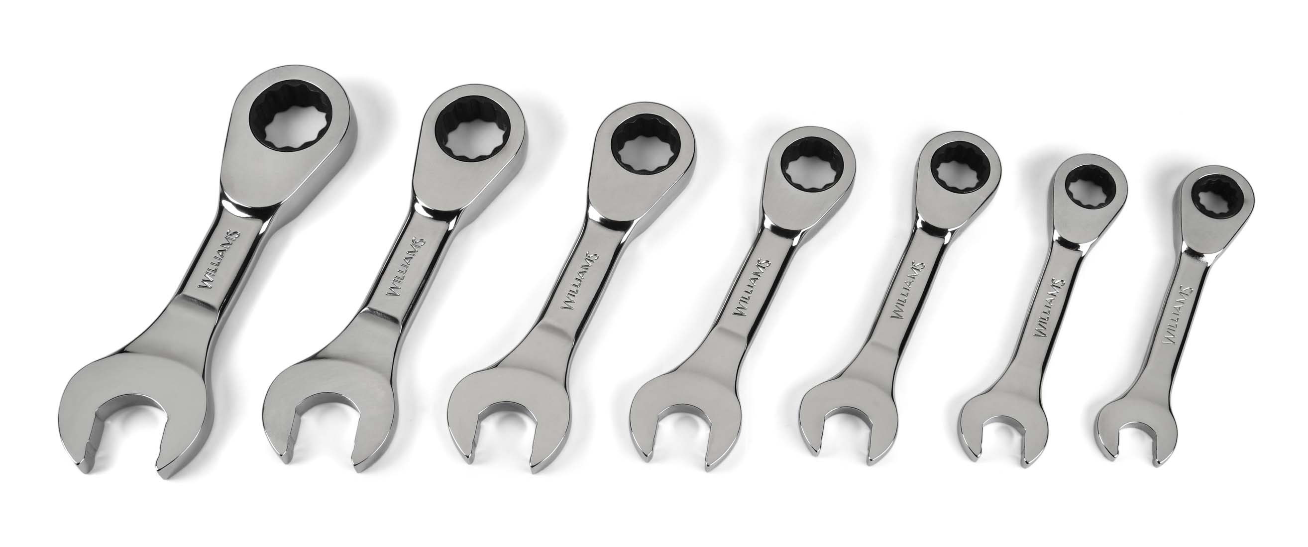 Williams&reg; JHW1232NRC Combination Wrench, 1 in, 12 Points, 13 in OAL, Polished Chrome