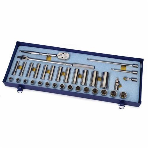 Williams&reg; JHWMSB29HFTB SUPERTORQUE&reg; Socket and Drive Tool Set, 3/8 in Drive, 29 Pieces, Chrome Vanadium Steel