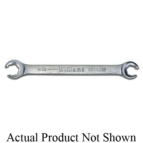 GEARWRENCH® 81685 Double Head Regular Length Flare Nut Wrench, Polished Chrome, 3/4 x 7/8 in Wrench, 8.858 in OAL