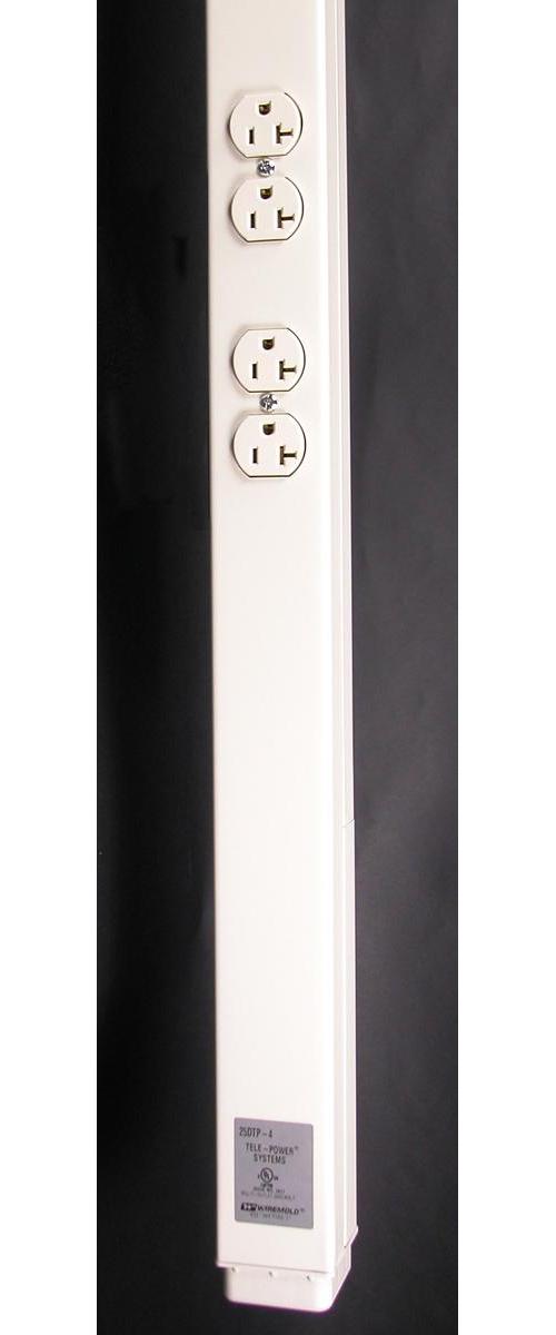 Wiremold&reg; 25DTP-4-DG