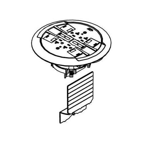 Wiremold&reg; 881RC4ATCBK