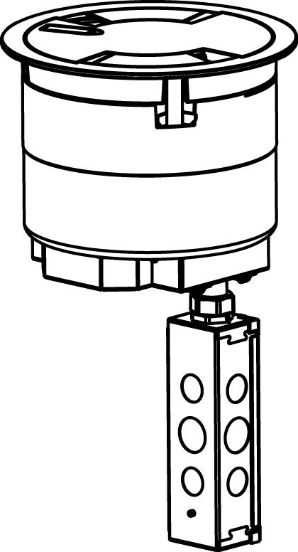 Wiremold&reg; 8ATPBK