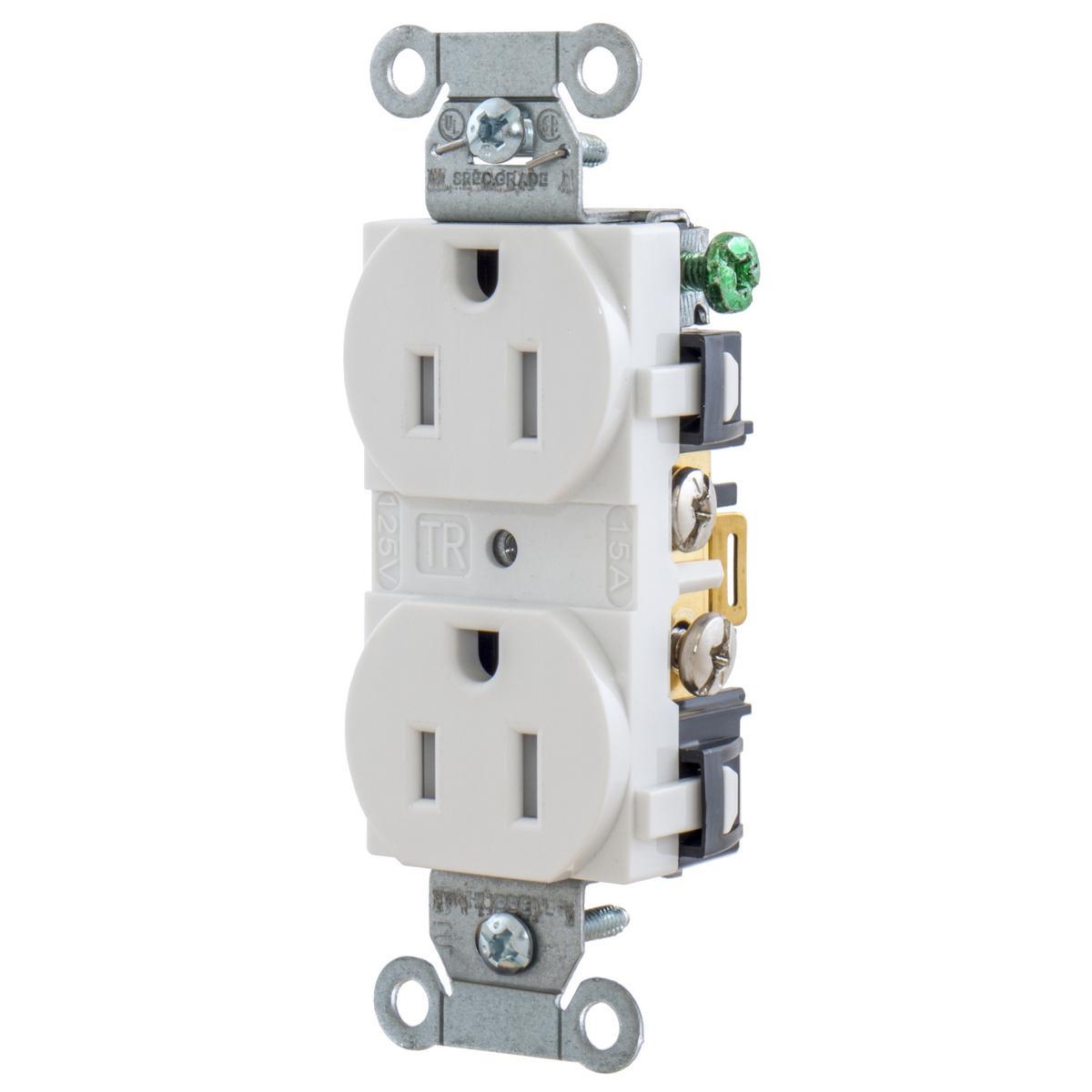 Wiring Device-Kellems BR15WHITR