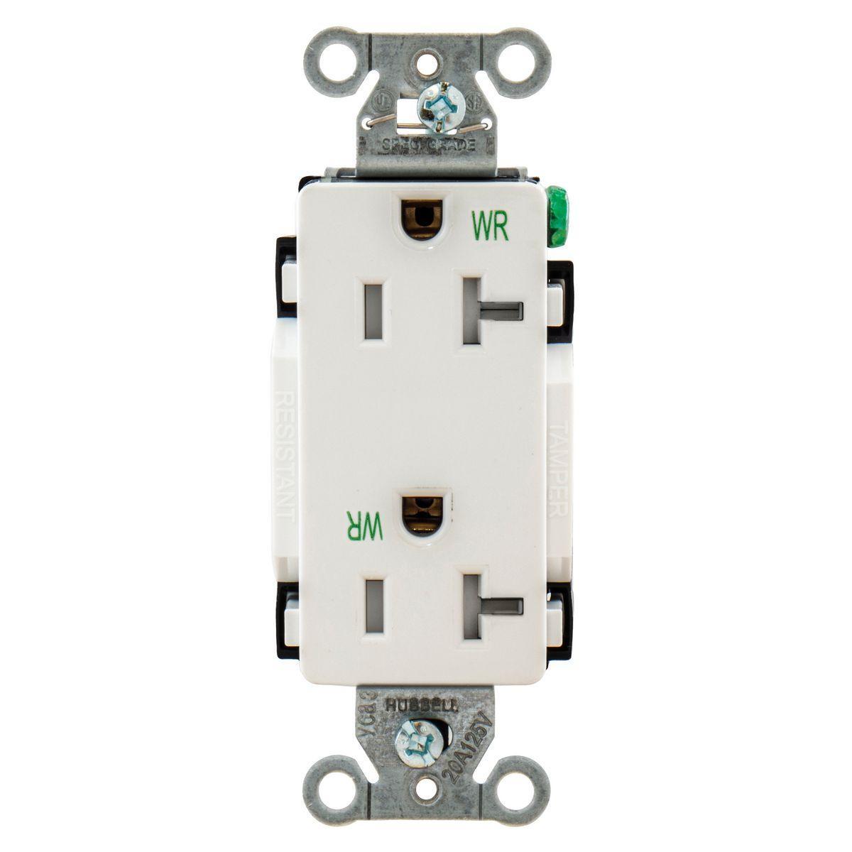 Wiring Device-Kellems DR20WHIWRTR