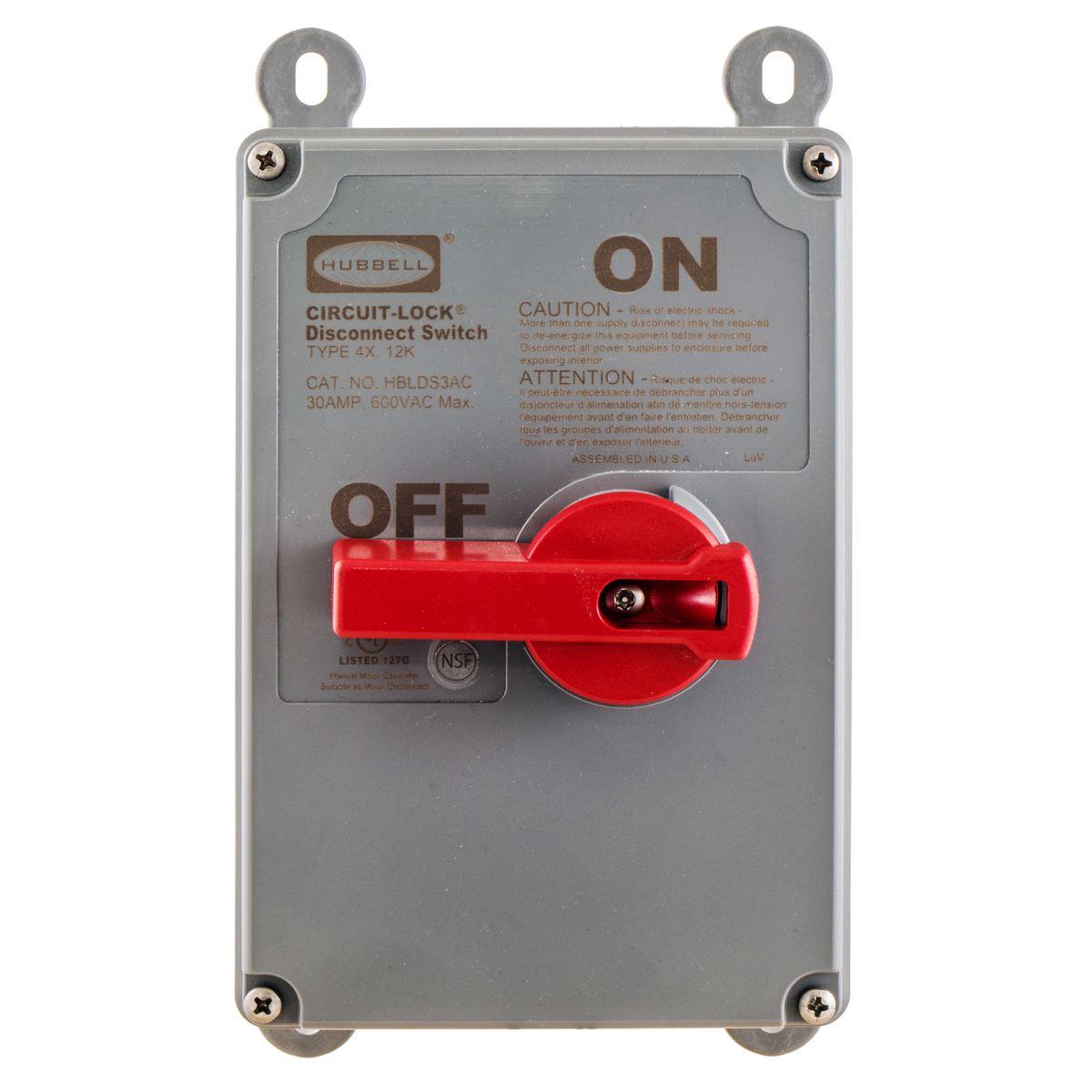 Wiring Device-Kellems HBLDS6AC