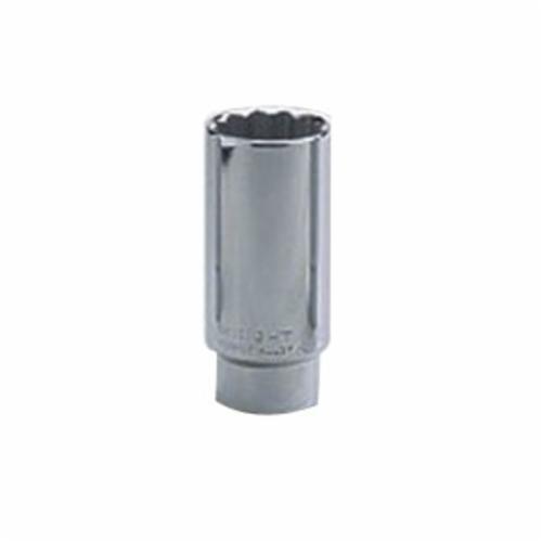 Wright Tool 4634 Deep Length Shape III Socket, 1/2 in Square Drive, 1-1/16 in, 12 Points