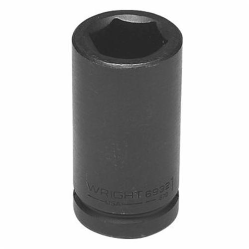 Wright Tool 6938 Deep Length Shape II Socket, 3/4 in Square Drive, 1-3/16 in, 6 Points