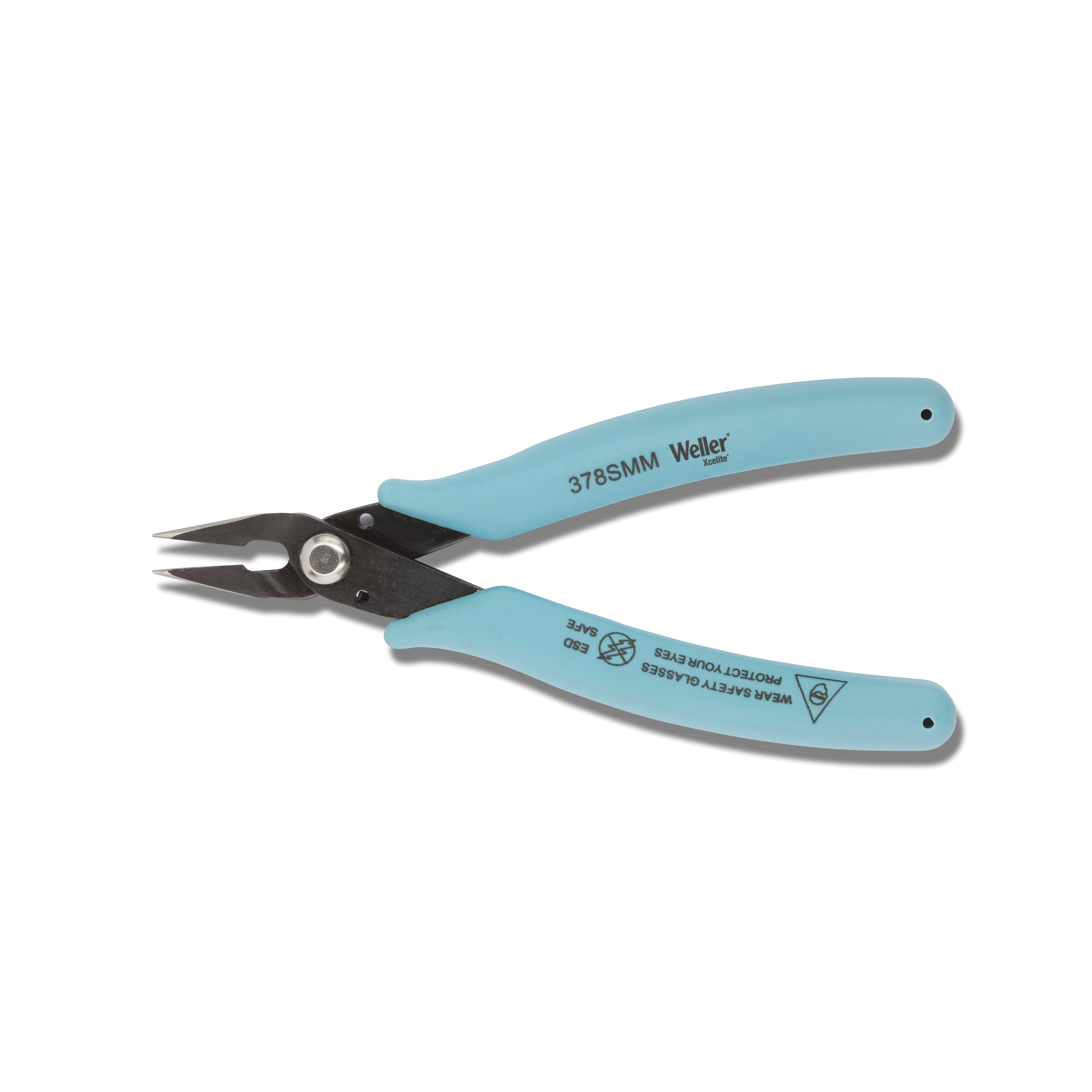 Weller&reg; 57CGV Standard Needle Nose Plier, 1-23/32 in L x 15/32 in W, Serrated Forged Alloy Steel Jaw, 1/16 in W Tip, 5-11/16 in OAL