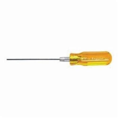 Weller&reg; LN21V Screwdriver, 1/16 in Hex Point, Vanadium Steel Shank, 6-5/8 in OAL, Polished Chrome, AISI 6150