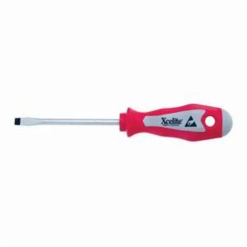 Weller&reg; XPE101 Pro Series Screwdriver, #1 Phillips&reg; Point, Molybdenum Steel Shank, 6-3/4 in OAL, Plastic Handle, Polished Chrome/Satin