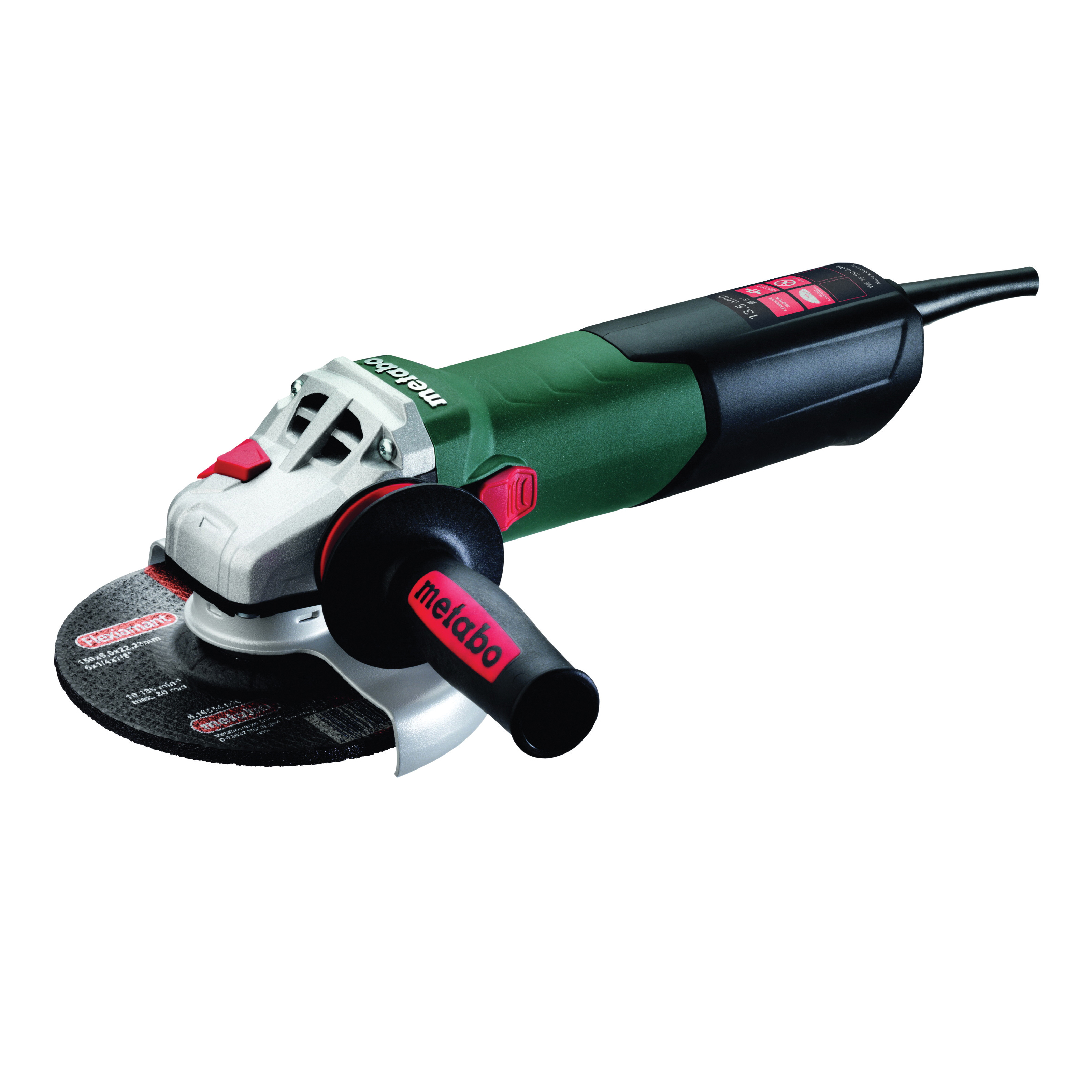 metabo® 600448420 Electric Angle Grinder, 5 in Dia Wheel, 5/8-11 UNC Arbor/Shank, 110 to 120 VAC