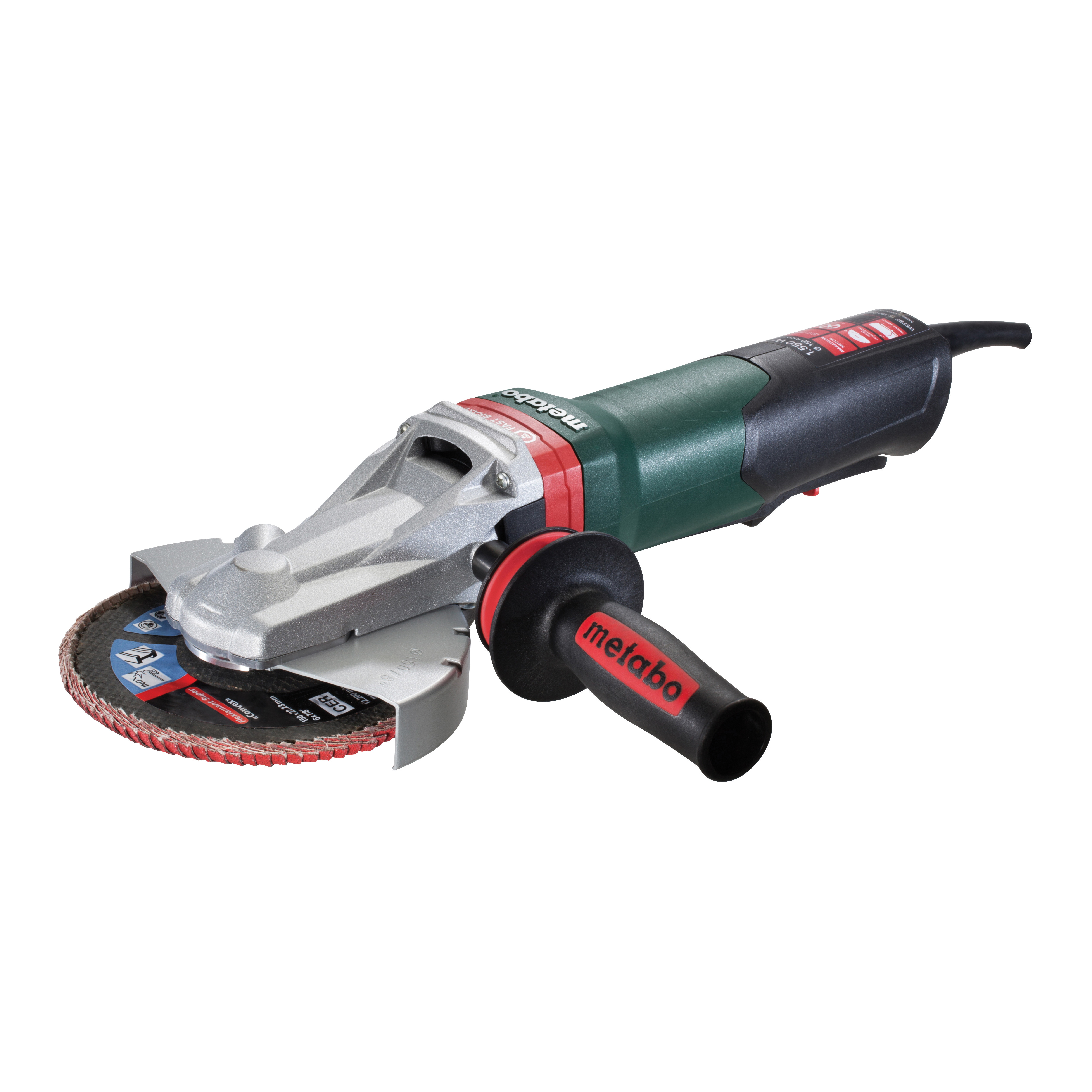 metabo® 606466420 Electric Angle Grinder, 7 in Dia Wheel, 5/8-11 UNC Arbor/Shank, 110 to 120 VAC
