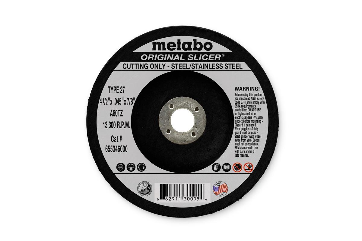 metabo® 600552420 Electric Angle Grinder, 6 in Dia Wheel, 5/8-11 UNC Arbor/Shank, 110 to 120 V AC